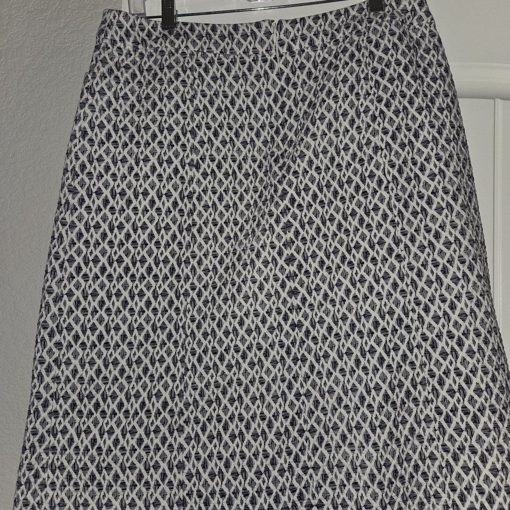 Christopher & Banks Monochrome Patterned Midi Skirt